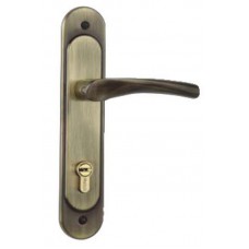 加安水平鎖 N5L86K1V 嵌入式水平鎖 把手鋅合金材質 青古銅 獨立暗閂房門鎖 卡巴鑰匙 分左右邊 